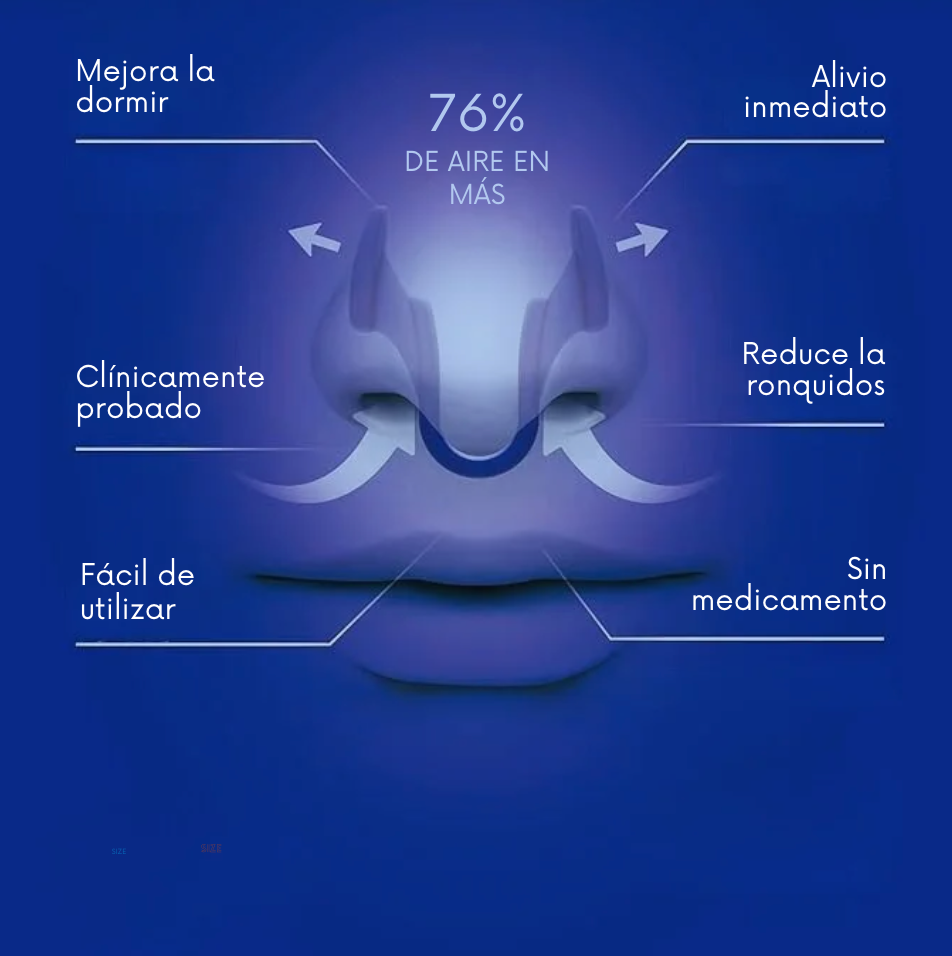 Dilatateur de nez - 76% d'air en +